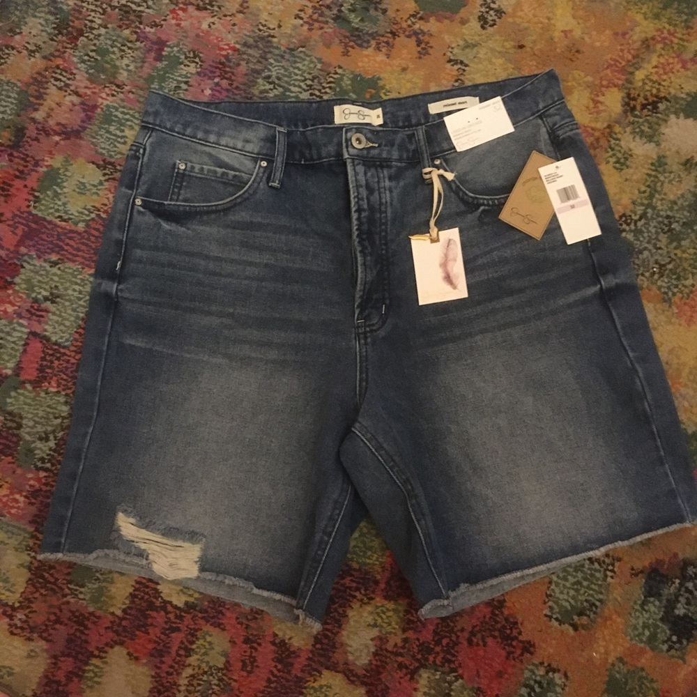 NWT Jessica Simpson relaxed denim shorts